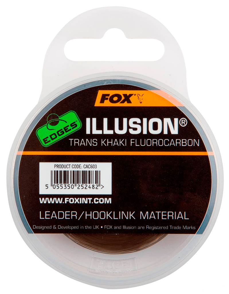 Fox Illusion trans kaki fluorocarbone soft hooklink