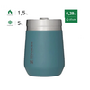 Термостакан Stanley GO Wine Tumbler 0.29L синий для карповой рыбалки — CARPshop