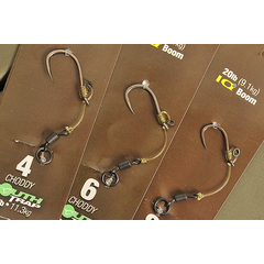 Готовая оснастка Korda Hinge Rig, Размер крючка: № 4, Тест Mouth Trap: 25.00 lb, Тест IQ2: 20.00 lb
