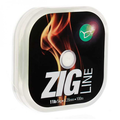 Плавающая леска для ловли на зиг-риг Korda Zig Line, Тест: 9.00 lb
