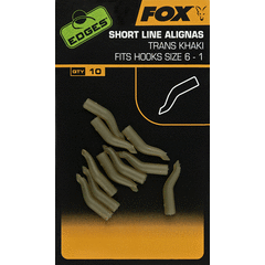 Силиконовый конус FOX Line Alignas Trans Khaki EDGES, Размер: Long, Размер крючка: 10 – 7