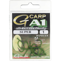 Крючки Gamakatsu A1 G-CARP CAMOU GREEN SUPER для карповой рыбалки — купить в CARPshop