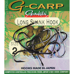 Крючки Gamakatsu HOOK G-CARP LONG SHANK для карпфишинга — купить в CARPshop