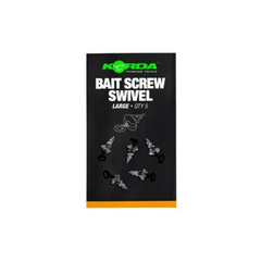 Винт для крепления насадки с микрокольцом Korda Micro Ring Bait Screw Swivel, Размер: Large 