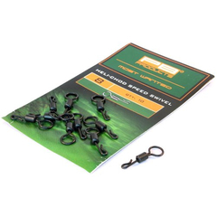 Вертлюг с большим ушком и застежкой PB Products Heli-Chod Speed Swivel №8