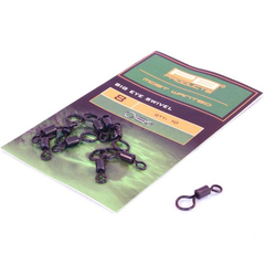 Вертлюг с большим ушком PB Products Big Eye Swivel №8, рыболовные снасти — купить в CARPshop