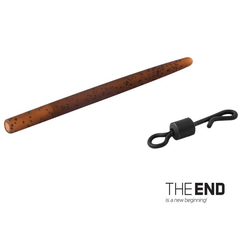 Вертлюг с застежкой и конусом DELPHIN THE END Quick Swap & Rubber G-ROUND для карповых снастей — купить в CARPshop