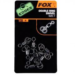 Набор вертлюжков с двумя кольцами FOX EDGES Double Ring Swivel sz7