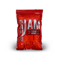 Бойлы тонущие FFEM Super Jam Boilies Strawberry (Клубника), Диаметр: 20 мм