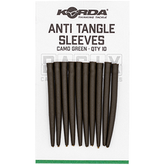 Конусные отводчики KORDA BASIX Anti Tangle Sleeves Camo Green для карповых оснасток — CARPshop