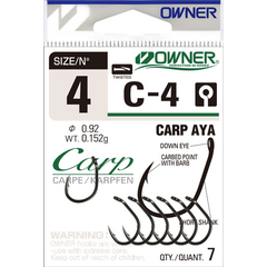 Крючки OWNER C-4 Carp Aya для карповой рыбалки купить в CARPshop