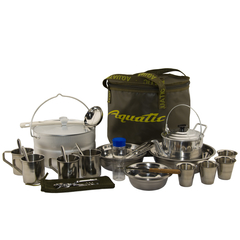 Пикниковый набор Aquatic ПН-01-4Х на 4 персоны, Цвет: Хаки