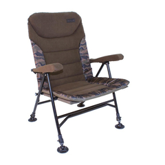 Кресло с подлокотниками SKILLS Camo Relax Chair Adjustable для карповой рыбалки — CARPshop