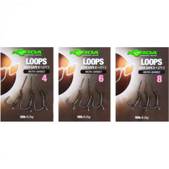 Готовые поводки KORDA Loop DF Wide Gape X Rigs для ловли карпа — купить в CARPshop