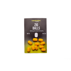 Пенка для оснастки зиг риг Carptoday Tackle Zig Balls желтые, Цвет: Жёлтый