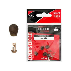 Бусина с коннектором D.A.M. DETEK Quick Change Bead для карповых оснасток — купить в CARPshop