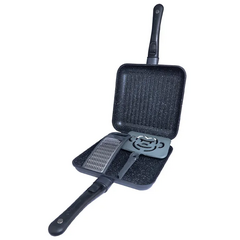 Большая двойная сковорода Ridge Monkey Connect Pan & Griddle XXL Granite Edition — карпфишинг, CARPshop