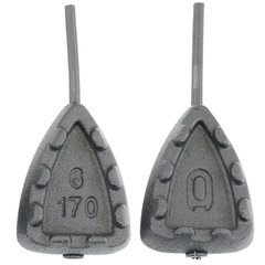 Груз карповый с шипами Carptoday Росомаха Инлайн, Вес: 6.0 oz – 170 г