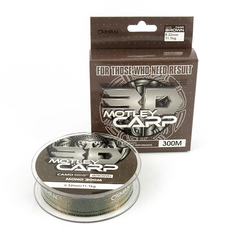 Леска CAIMAN Motley Carp 3D Camo Brown 300м для карповой рыбалки — купить в CARPshop
