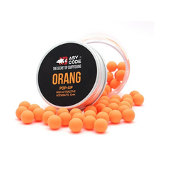 Плавающие бойлы ASV-CODE Pop-Up Orange (Цитрус) 10 мм
