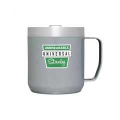 Термокружка STANLEY Milestones с ручкой 0.35L 1960 серо-голубая для карпфишинга — CARPshop