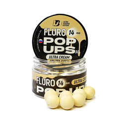 Бойлы плавающие ULTRABAITS Fluro Pop Ups Ultra Cream для карпфишинга — CARPshop