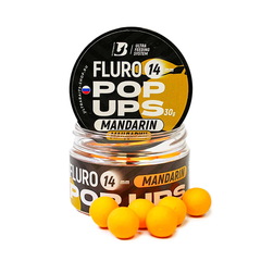 Бойлы плавающие ULTRABAITS Fluro Pop Ups Tangerine мандарин карпфишинг — CARPshop