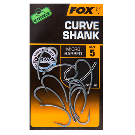 Крючки FOX Curve Shank EDGES, Размер крючка: № 5
