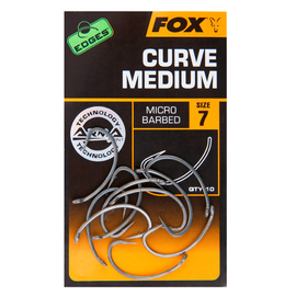 Крючки FOX EDGES Curve Medium, Размер крючка: № 8