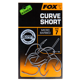 Крючки FOX EDGES Curve Short, Размер крючка: № 8