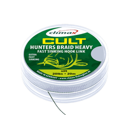 Поводковый материал Climax CULT Heavy HuntersBraid, Тест: 20.00 lb, Цвет: Weed (Водоросли)