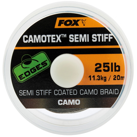 Полужесткий поводковый материал в оплётке FOX Camotex Semi-Stiff EDGES, Тест: 35.00 lb