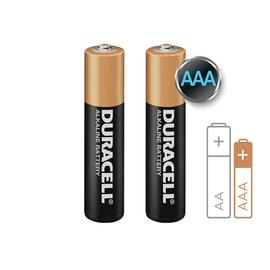 Батарейка Duracell Basic размер AAA 1.5V, Количество: 2 шт.