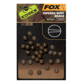 Бусины буферные FOX Edges Camo Tapered Bore Bead, Диаметр: 4 мм