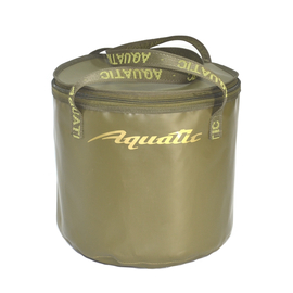 Герметичное ведро с крышкой для замешивания прикормки Aquatic В-04, Цвет: Хаки