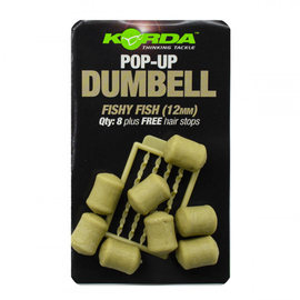 Имитационная плавающая приманка Korda Pop-Up Dumbell Fishy Fish Beige (рыба), Диаметр: 8 мм