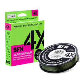 Леска плетеная Sufix SFX 4X зеленая 135м, Диаметр: 0.285 мм