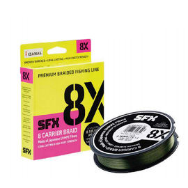 Леска плетеная Sufix SFX 8X зеленая 135м, Диаметр: 0.128 мм
