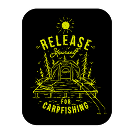Стикер Carptoday Release Yourself For Carpfishing Черный, Размер: Большой 10см