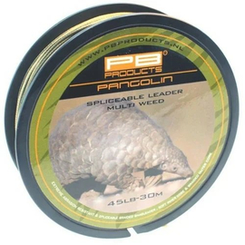Противозакручиватель с сердечником PB Products PANGOLIN Leader 45lb, Цвет: Silt (ил)