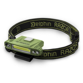 Фонарик налобный DELPHIN RAZOR USB
