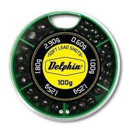 Набор грузил DELPHIN Soft Lead Shots (зеленая коробка)