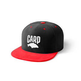 Кепка Carptoday Snapback Cap CARP Red/Black & White Logo