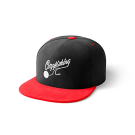 Кепка Carptoday Snapback Cap CARPFISHING Red/Black & White Logo