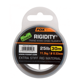 Поводковый моно материал FOX Rigidity Trans Khaki, Тест: 25.00 lb