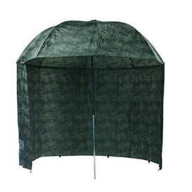 Зонт с задней стенкой MIVARDI Umbrella PVC + Side Cover / 2.50m - Camou