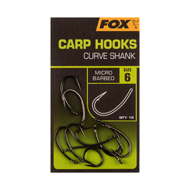 Крючки FOX Carp Hooks Curve Shank, Размер крючка: № 2