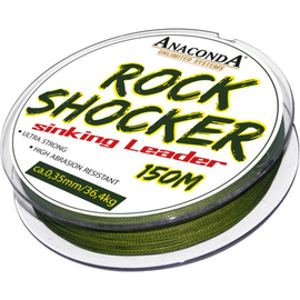 Плетёный снаг-лидер ANACONDA Rock Shocker Leader 150м, Диаметр: 0.320 мм