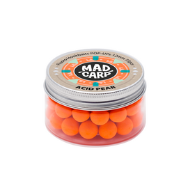 Бойлы плавающие Mad Carp Baits ACID PEAR Pop-Ups (Кислая Груша), Диаметр: 10 мм