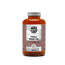 Натуральное масло Mad Carp Baits CHILLI HEMP OIL (Конопляное масло с Чили Перцем), Объём: 500 мл